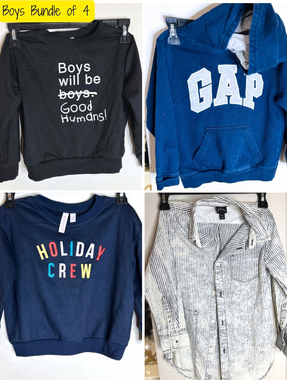 👦 Boys BUNDLE of 4 Pieces (Size 4T/5T)